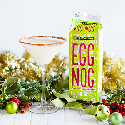 Blended Egg Nog Martini