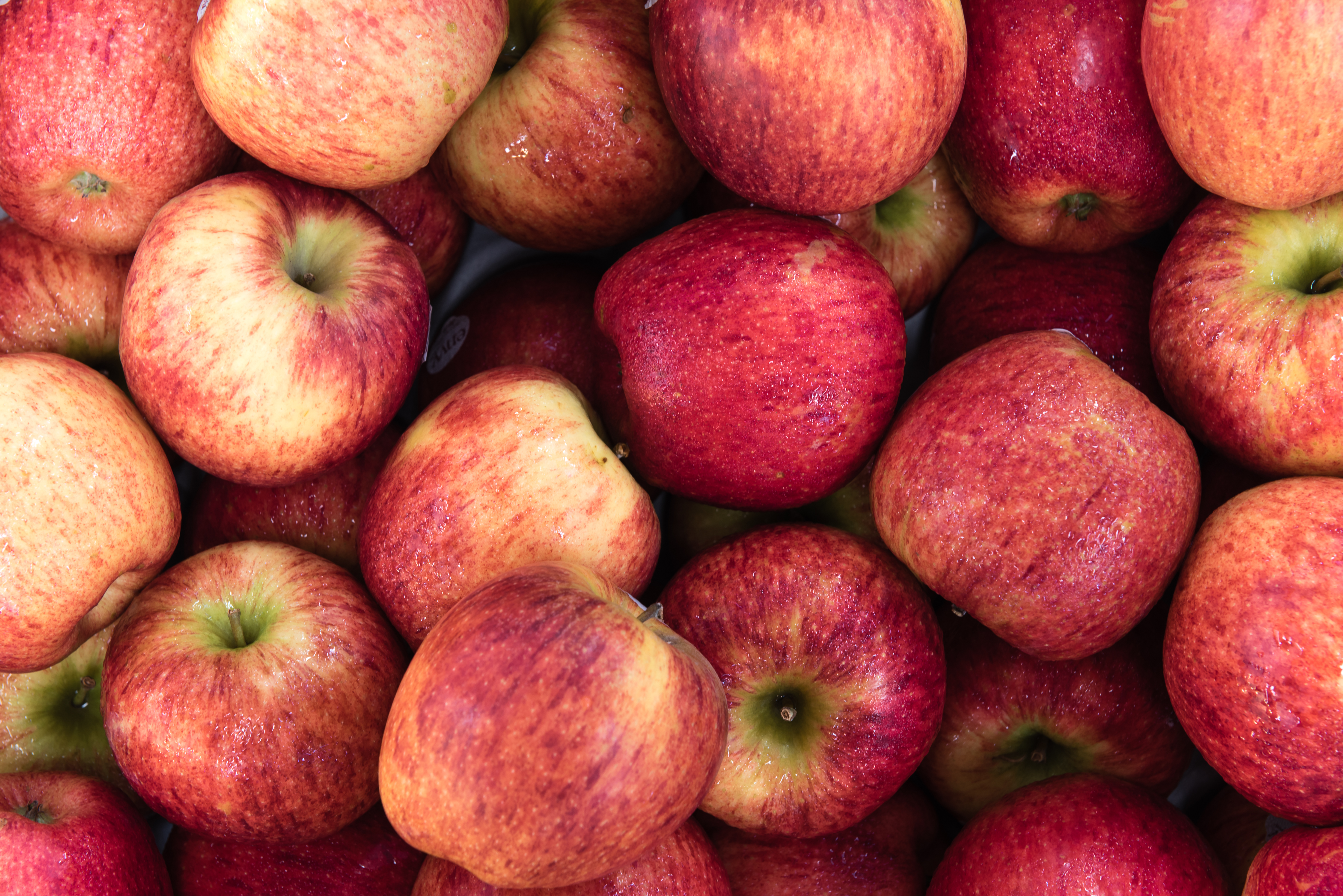 various sliced apples on a cutting board 