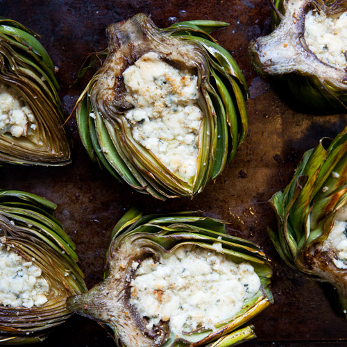 Blue Cheese Stuffed Artichokes